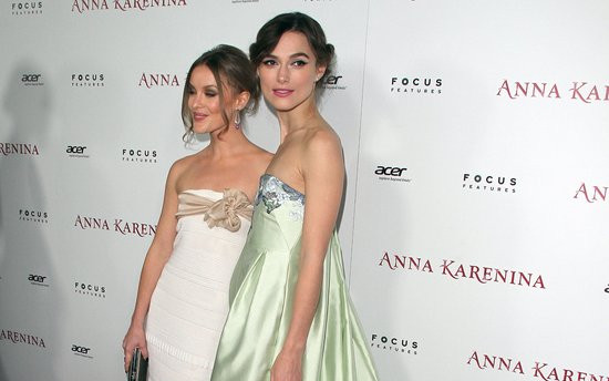 Keira Knightley na premierze Anny Kareniny w Los Angeles