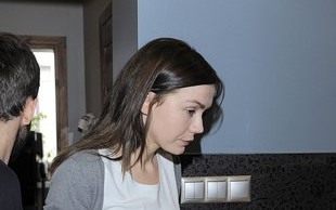 Olga Bołądź na planie filmu Prosto z nieba (FOTO)