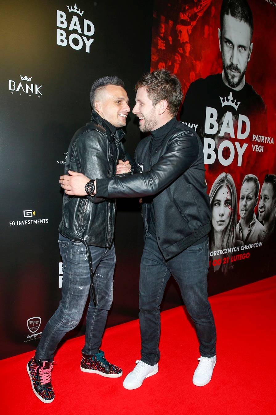 Premiera filmu “BAD BOY”: Królikowski i jego KURTKA, Warnke w gorsecie, Misiek w GARNITURZE