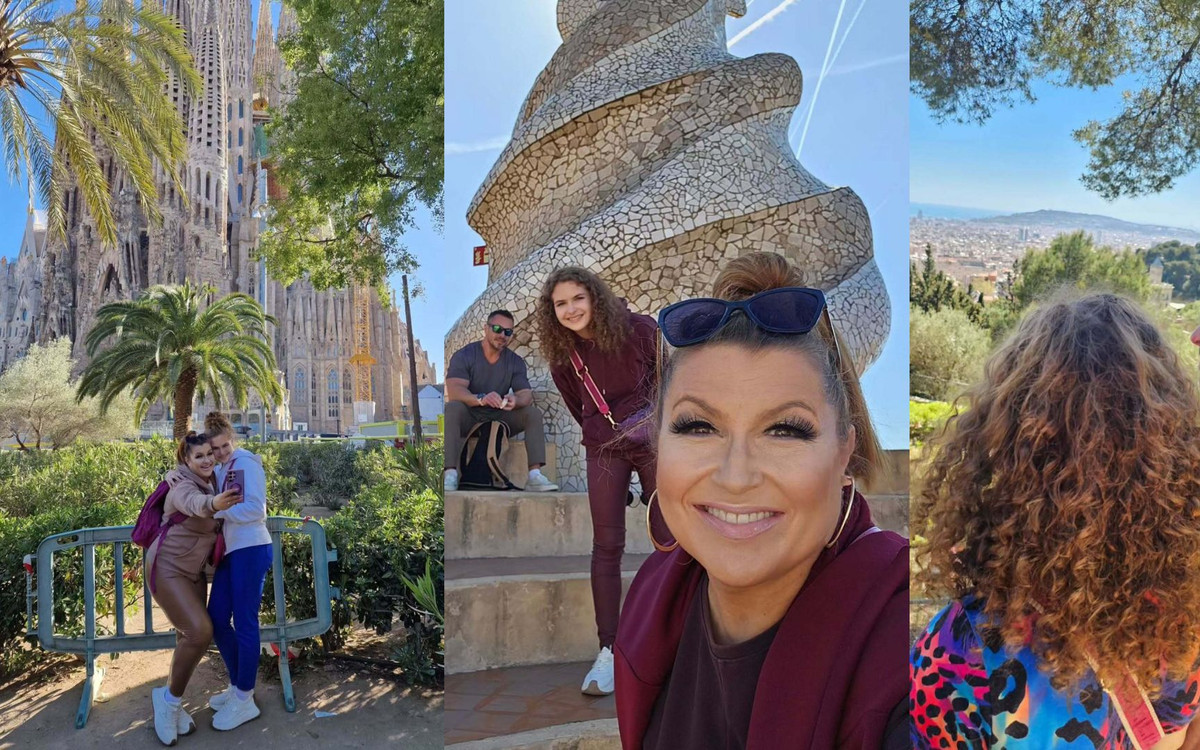 Kasia Skrzynecka z rodziną na urlopie. Córka to jej kopia. Tak wygląda Alikia