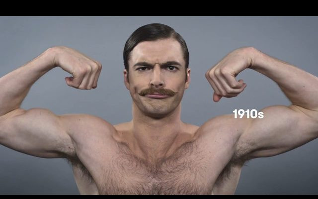 Jak zmieniał się ideał męskiego piękna w ciągu 100 lat