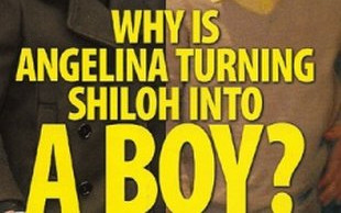 Shiloh Jolie-Pitt to cały ojciec