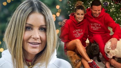 Małgorzata Rozenek na świątecznym zdjęciu z rodziną: Zrobili z Pani MANEKINA