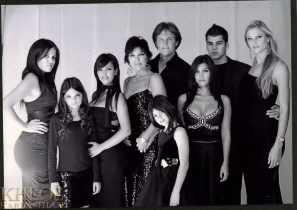 Świąteczne kartki Kardashianów