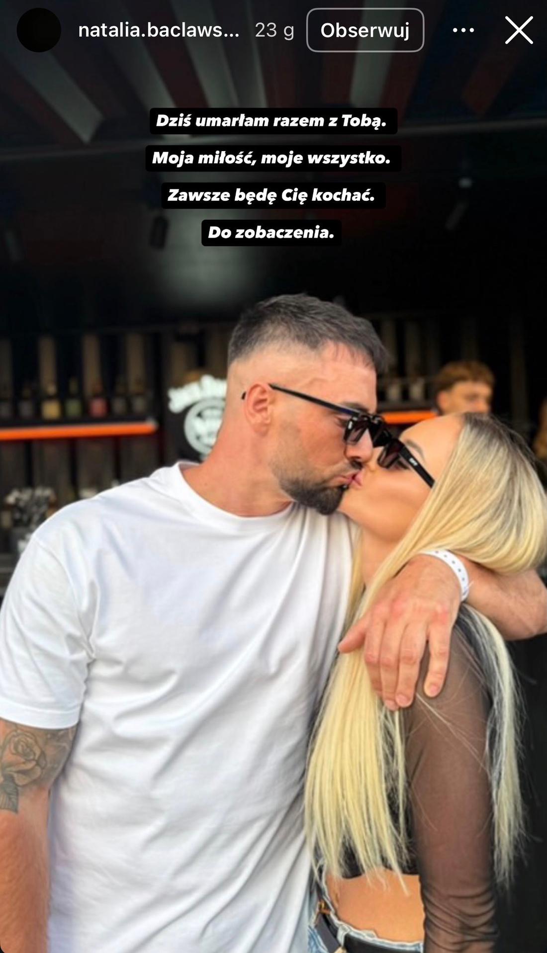 Natalia Bacławska – partnerka Łukasza Litewki, fot. Instagram