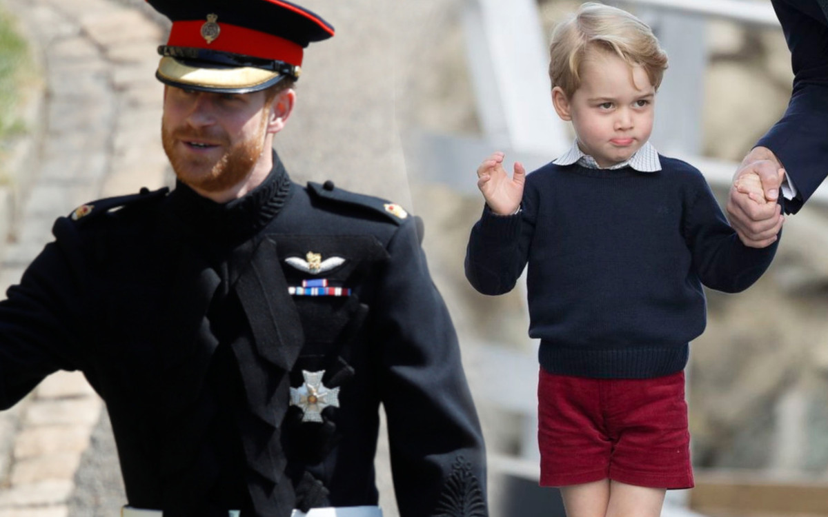 DZIWNY powód, przez który książę Harry nie jest fotografowany sam z księciem Georgem