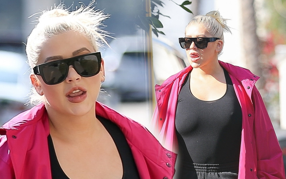 Christina Aguilera znów przybrała na wadze? (ZDJĘCIA)