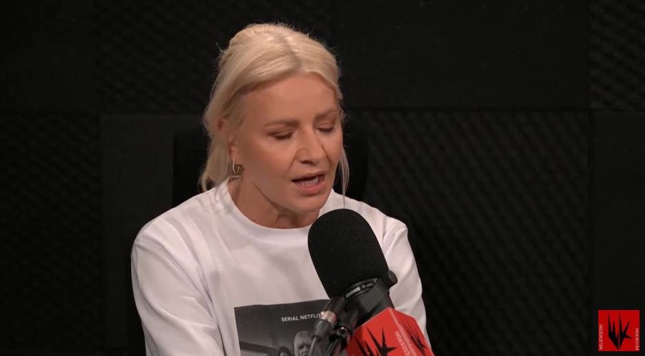 Małgorzata Kożuchowska, fot. podkast "WojewódzkiKędzierski".