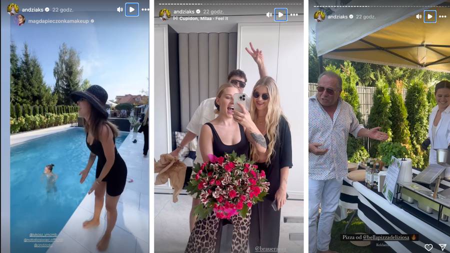 Andziaks wyprawiła celebrycką parapetówkę! Natalia Siwiec, Karolina Pisarek, Bieniuk, Lil Masti…