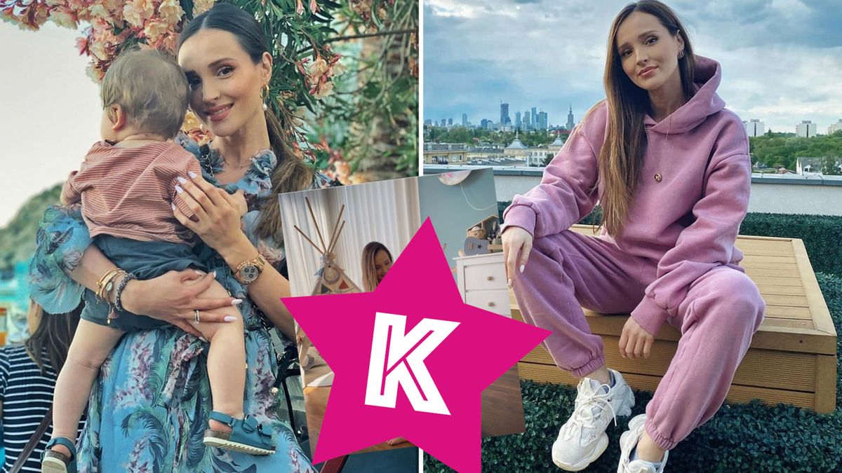 Marina Łuczenko-Szczęsna z synem/fot. Instagram/marina_official