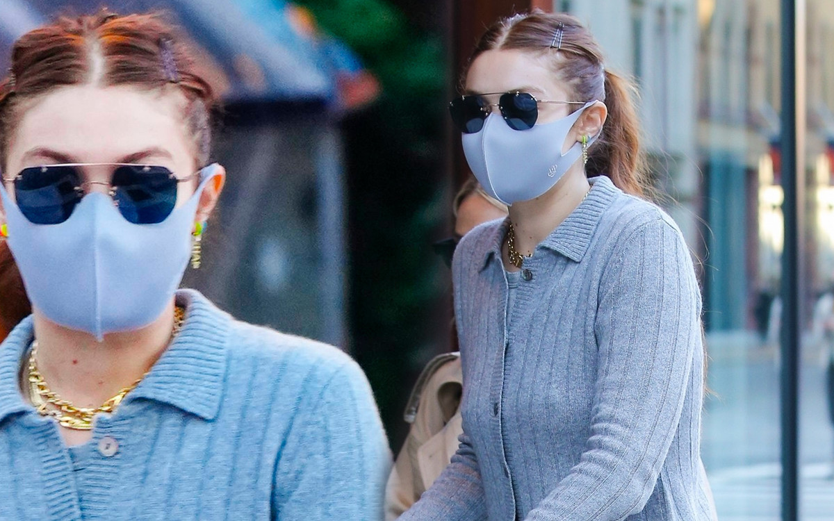 Gigi Hadid w PIŻAMIE na spacerze z córką (FOTO)