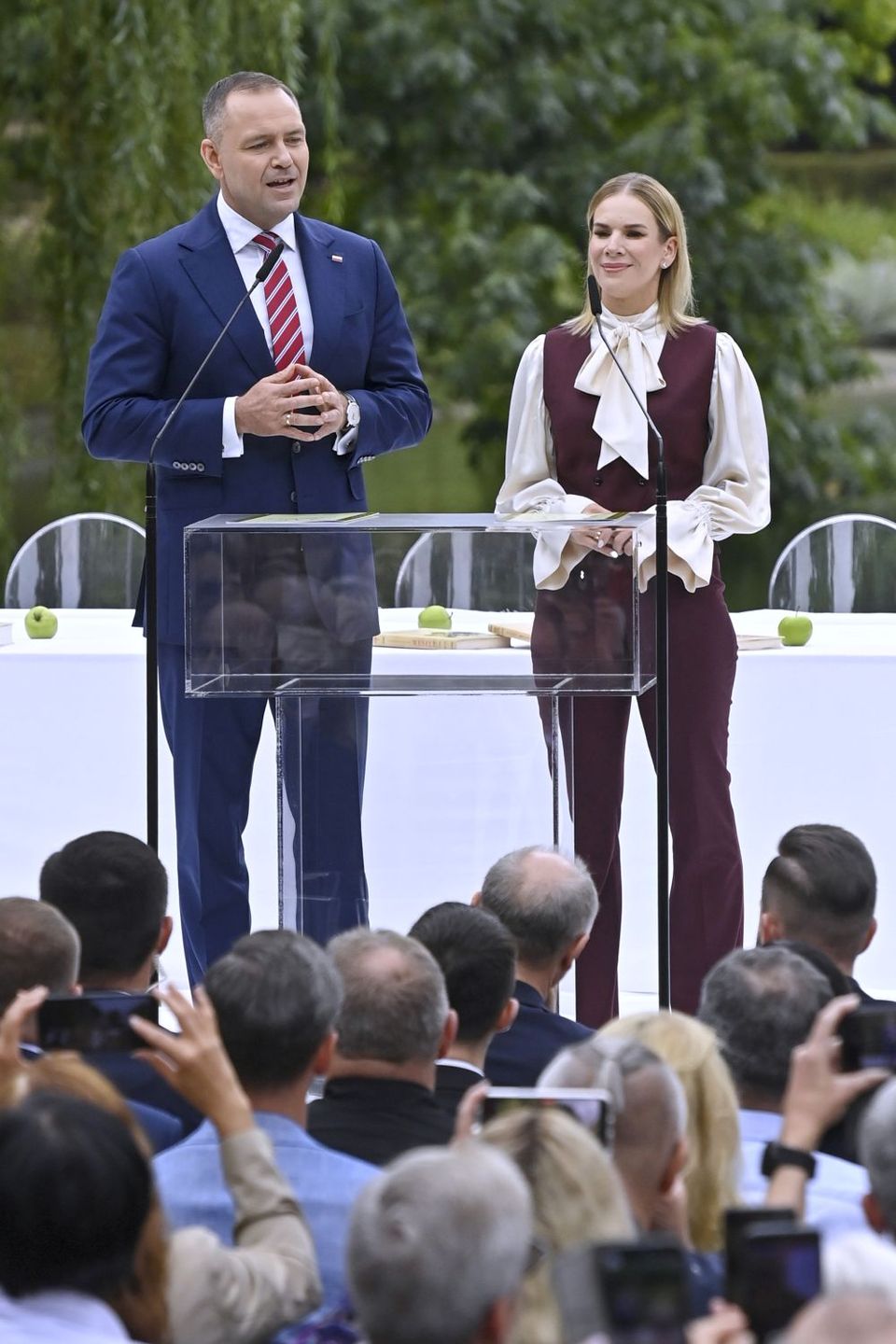 Karol Nawrocki, Marta Nawrocka fot. AKPA