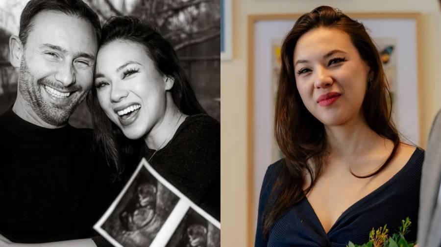 Aleksandra Uznańska-Wiśniewska w ciąży