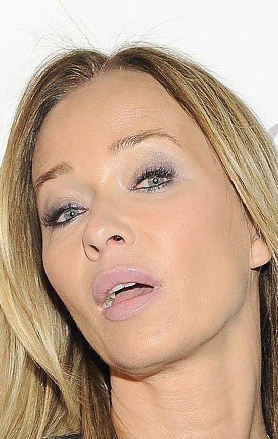 Twarz Joanny Przetakiewicz z bliska