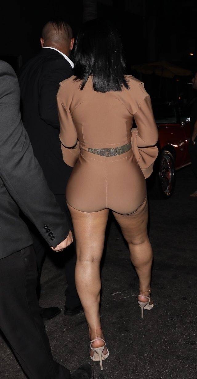 Blac Chyna  w kostiumie z lycry