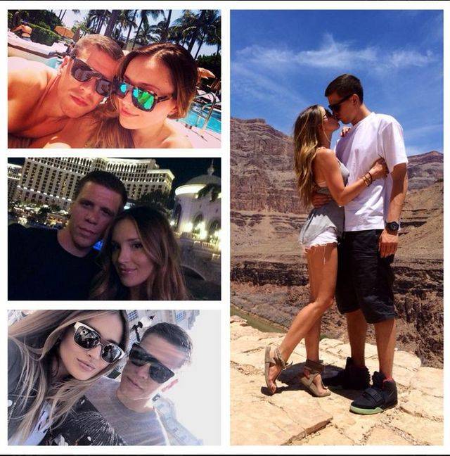 Marina i Wojtek Szczęsny – galeria zdjęć