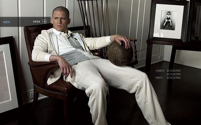 Wentworth Miller dla Bean Pole