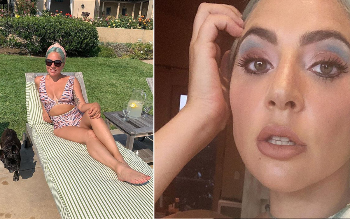 Lady Gaga w różowym bikini. Uporała się z CHOROBĄ?