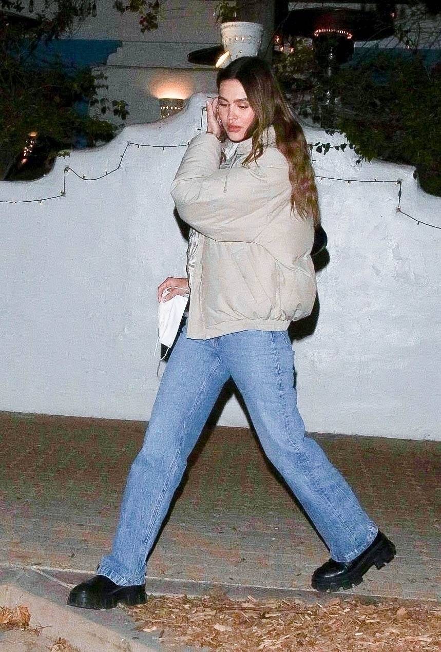 Scott Disick w puchowej kurtce