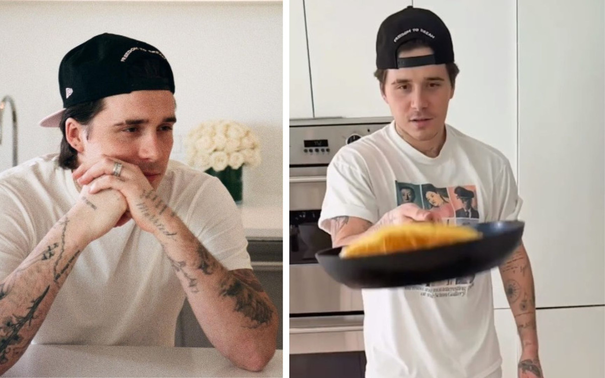 Internauci znów bezlitośni: Brooklyn Beckham robi naleśniki z zamkniętymi oczami [WIDEO]