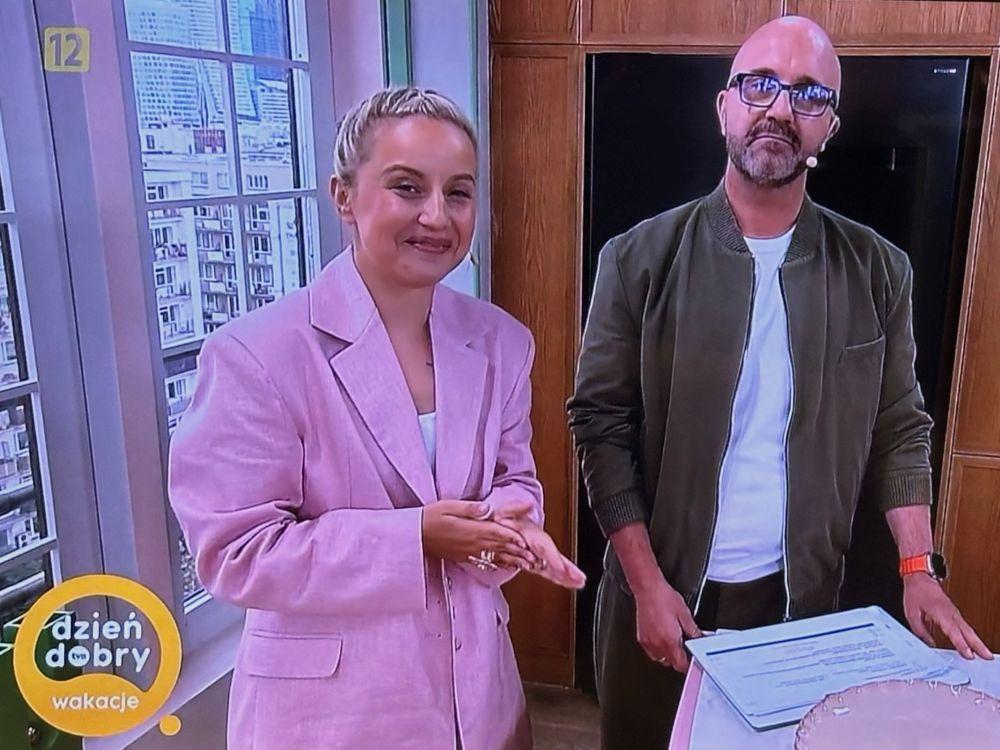 Sandra Hajduk-Popińska i Marcin Sawicki/fot .kadr z