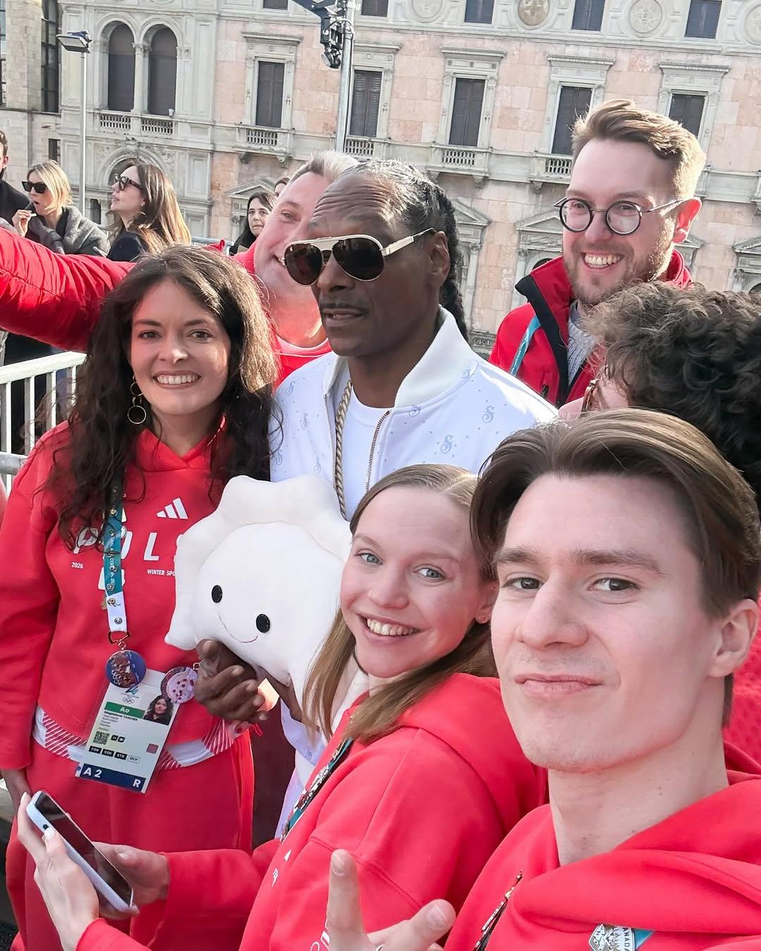 Snoop Dogg pozuje z polską maskotką, fot. Instagram