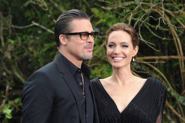 Angelina Jolie i Brad Pitt na londyńskiej premierze Maleficent