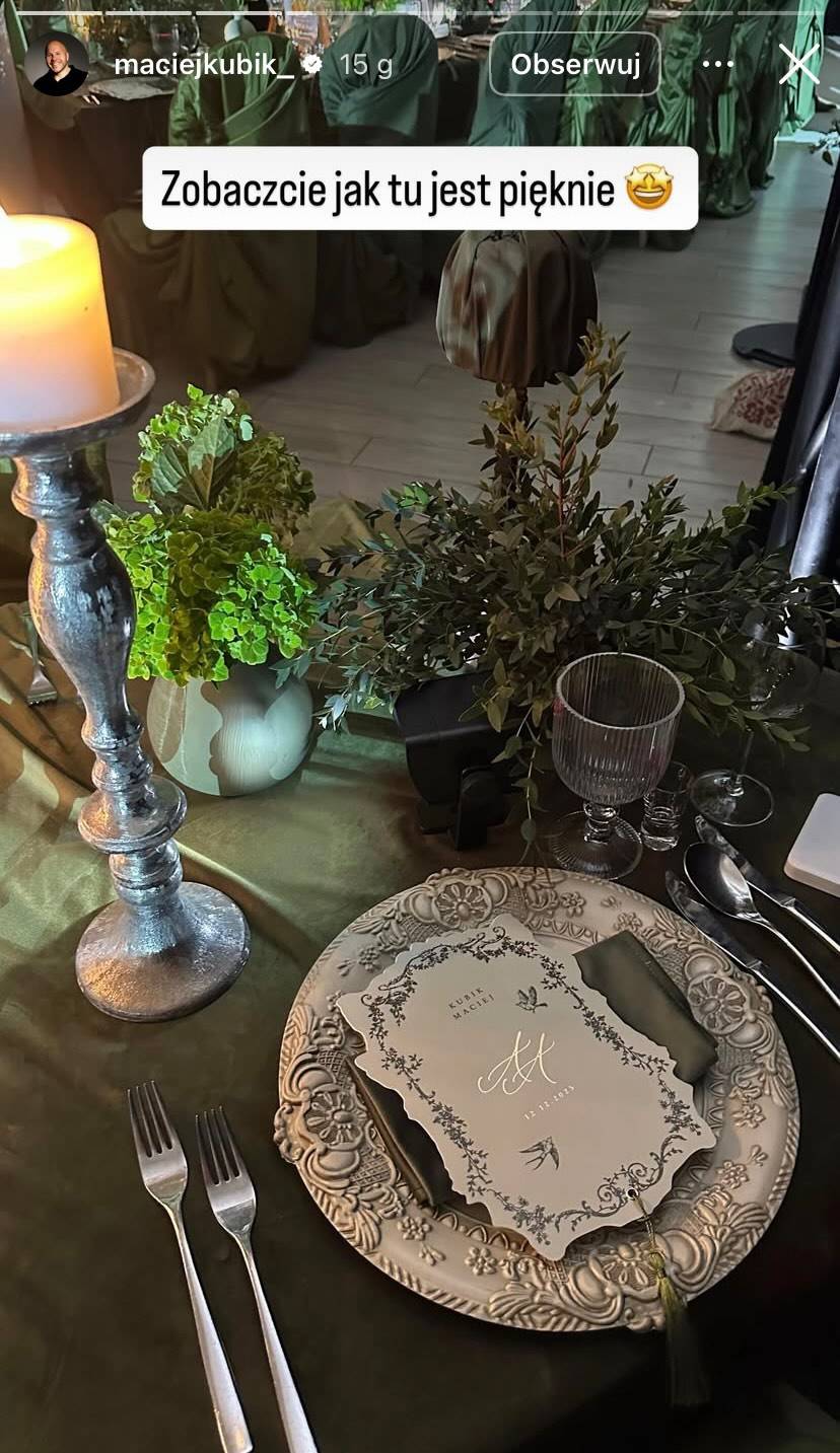 Ślub Anity i Adriana/Instagram/maciejkubik_