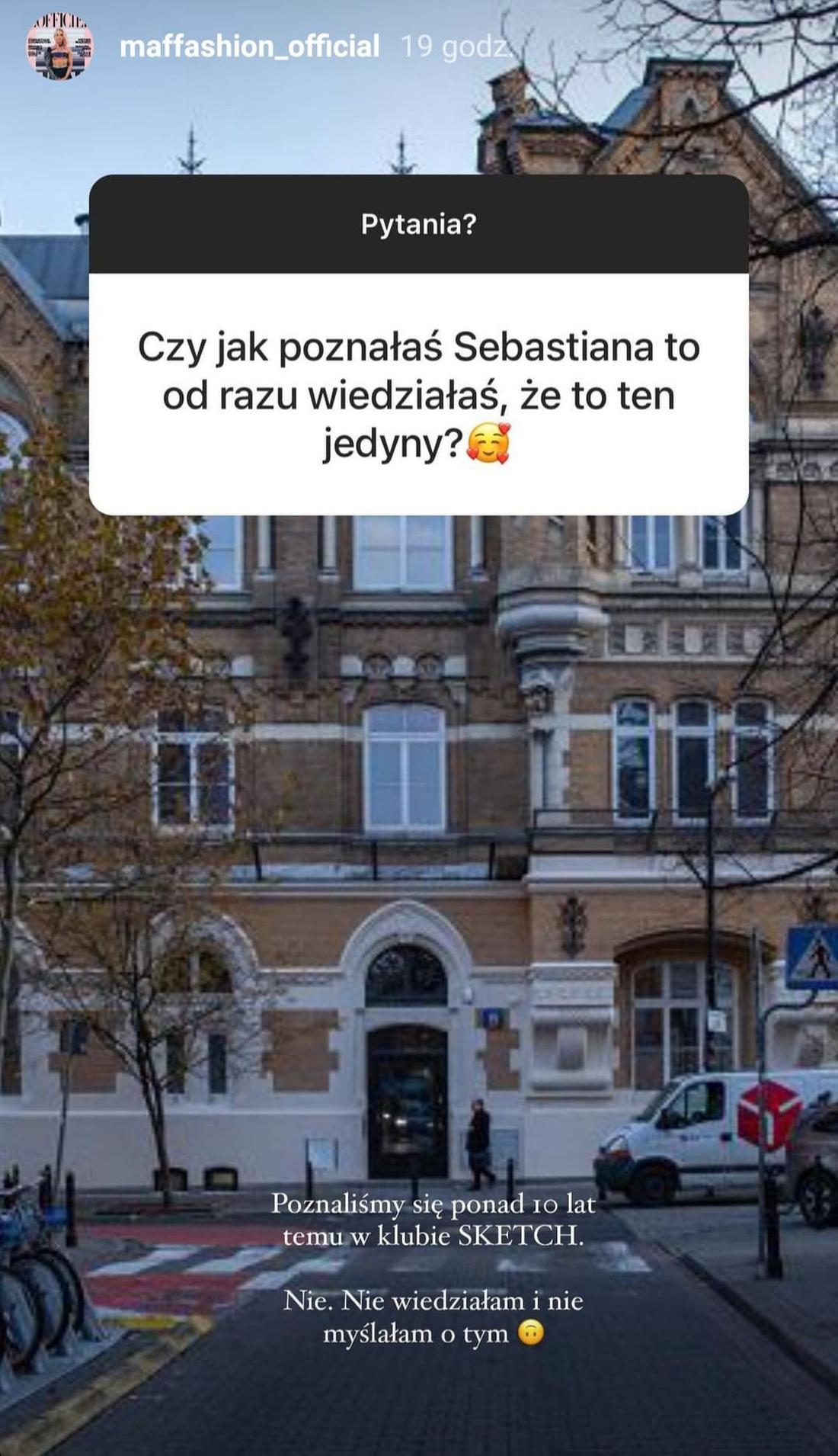 Gdzie Maffashion poznała Sebastiana Fabijańskiego?