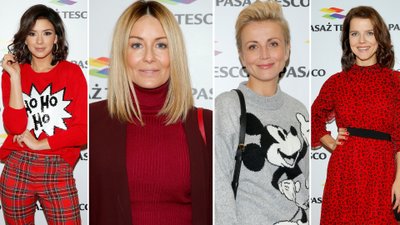 Gwiazdy na świątecznej imprezie. Spodnie Małgorzaty Rozenek to prawdziwy hit