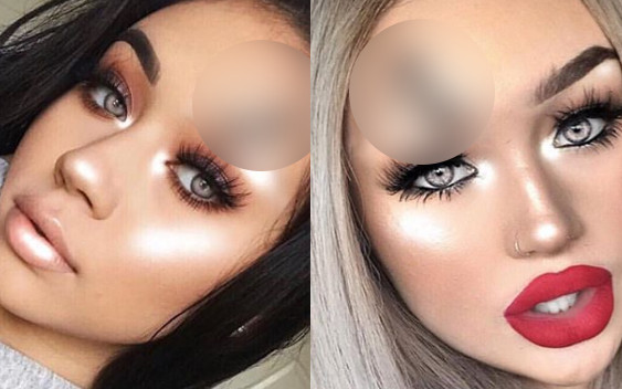 Szokująca moda na Instagramie. Zamiast brwi mają…