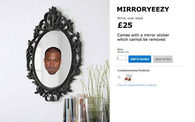 IKEA strolowała Kanye Westa!
