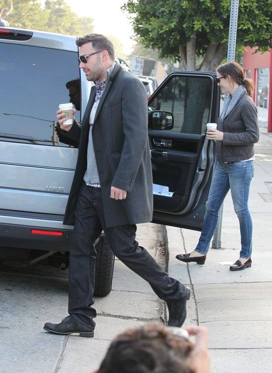 Jennifer Garner i Ben Aflleck na kawie