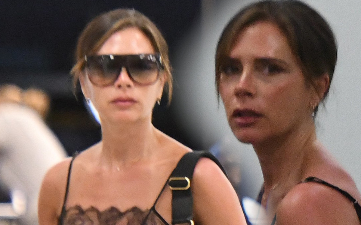 WOW! Tak odważna już dawno nie była – Victoria Beckham w seksownej sukience na lotnisku (ZDJĘCIA)