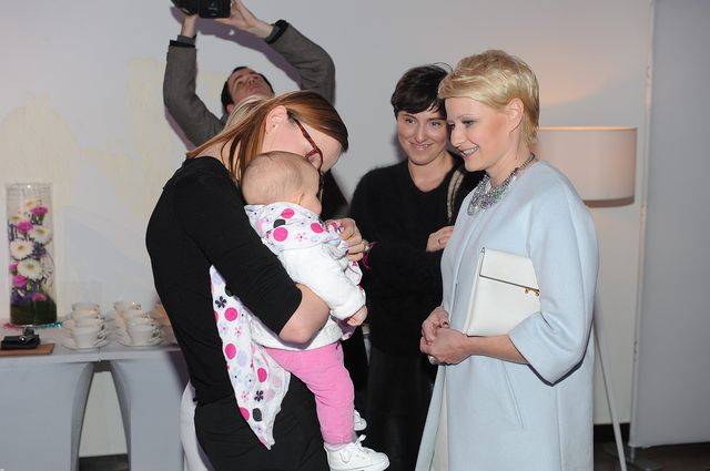 Małgorzata Kożuchowska po ciąży wybiera bezpieczne fasony