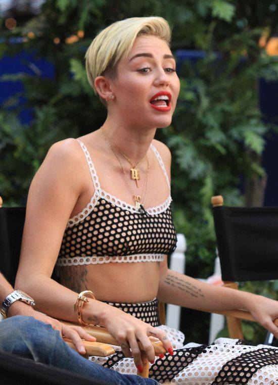 Miley Cyrus w Good Morning America