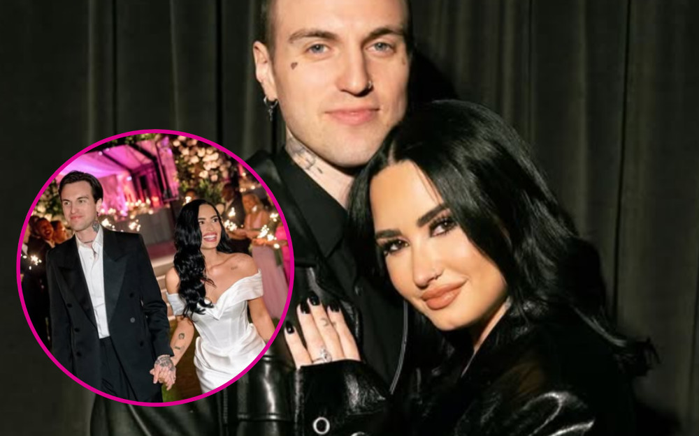 Demi Lovato podzieliła się prywatnymi zdjęciami z wesela! Za DJ-ką Paris Hilton (FOTO)