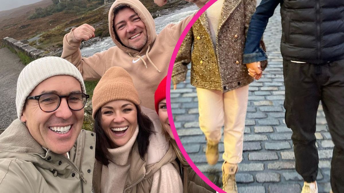 Katarzyna Cichopek na wycieczce w Edynburgu