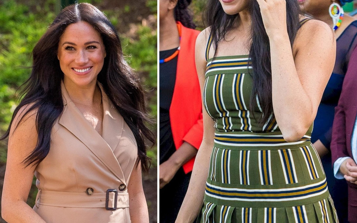 Meghan Markle powinna ZMIENIĆ stylistkę? Jej sylwetka po ciąży NIE wygląda dobrze w ubraniach sprzed roku (ZDJĘCIA)