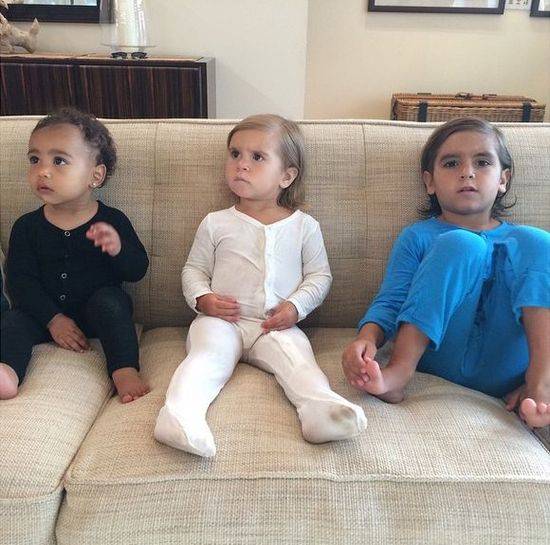 North West i Penelope Disick – najsłodsze brzdące w show biznesie