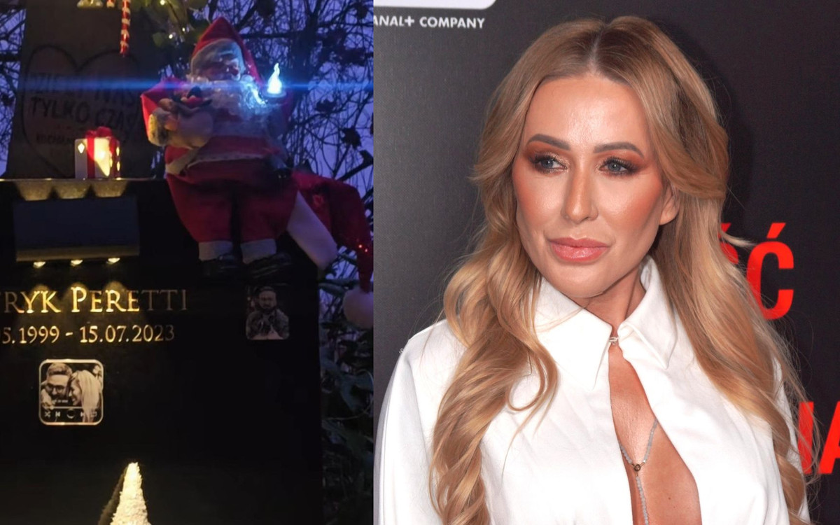 Peretti ubrała grób syna na święta. Później doszło do takich scen. Trudno uwierzyć
