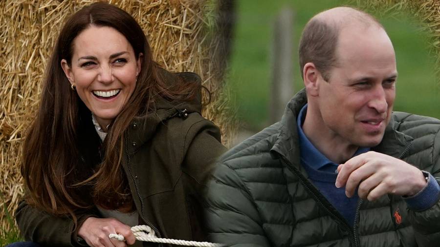 Radośni Kate i William na farmie. Księżna zwracała uwagę jedną rzeczą (ZDJĘCIA)