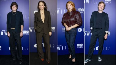 Plejada gwiazd na press junket serialu “Odwilż”! Z wyeksponowanym dekoltem Katarzyna Wajda, rozpromieniona Ewa Skibińska