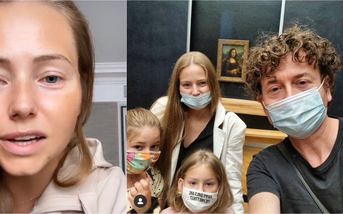 Rodzina Rubików tańczy w luksusowym hotelu w Paryżu