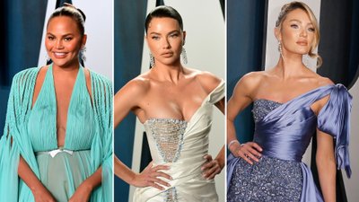 GENIALNE kreacje modelek na oscarowym Vanity Fair Party (ZDJĘCIA)