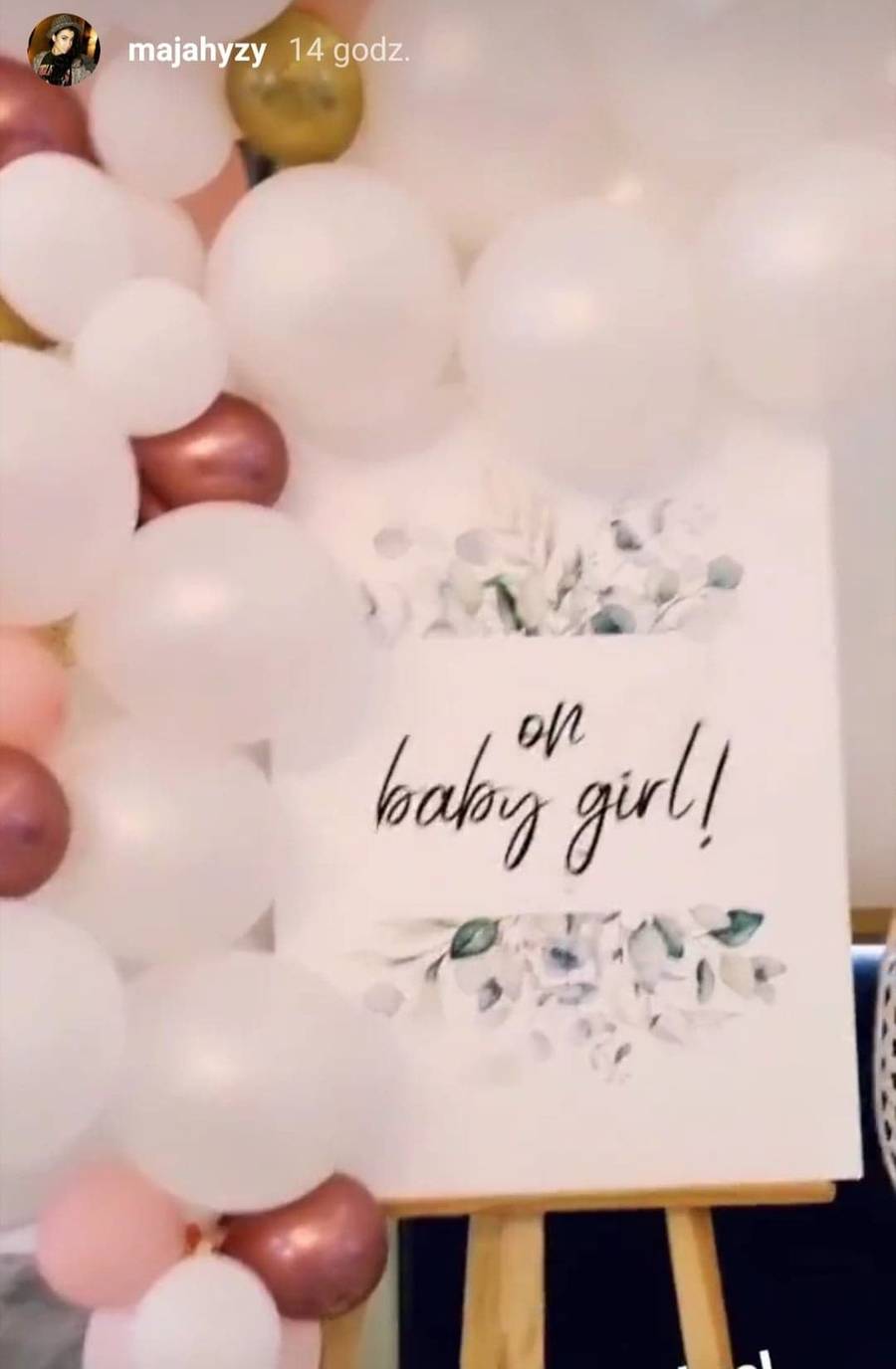 Maja Hyży już po baby shower