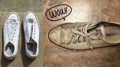 SZOK! Przepis na wyczyszczenie białych butów. To takie proste