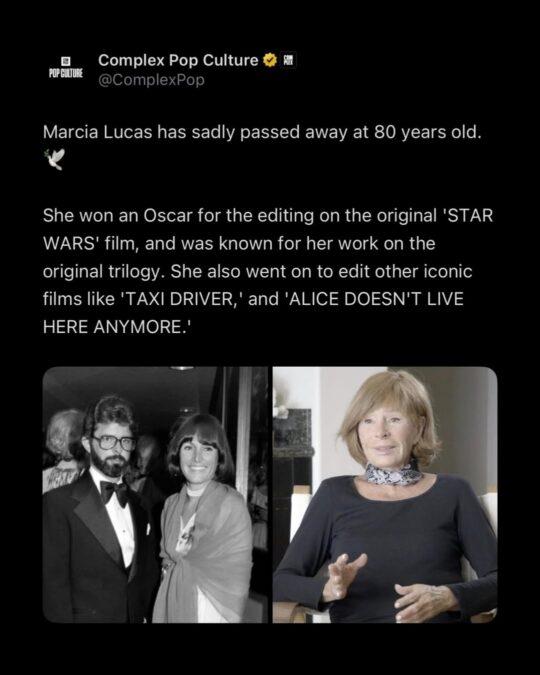 Marcia Lucas, fot. Instagram