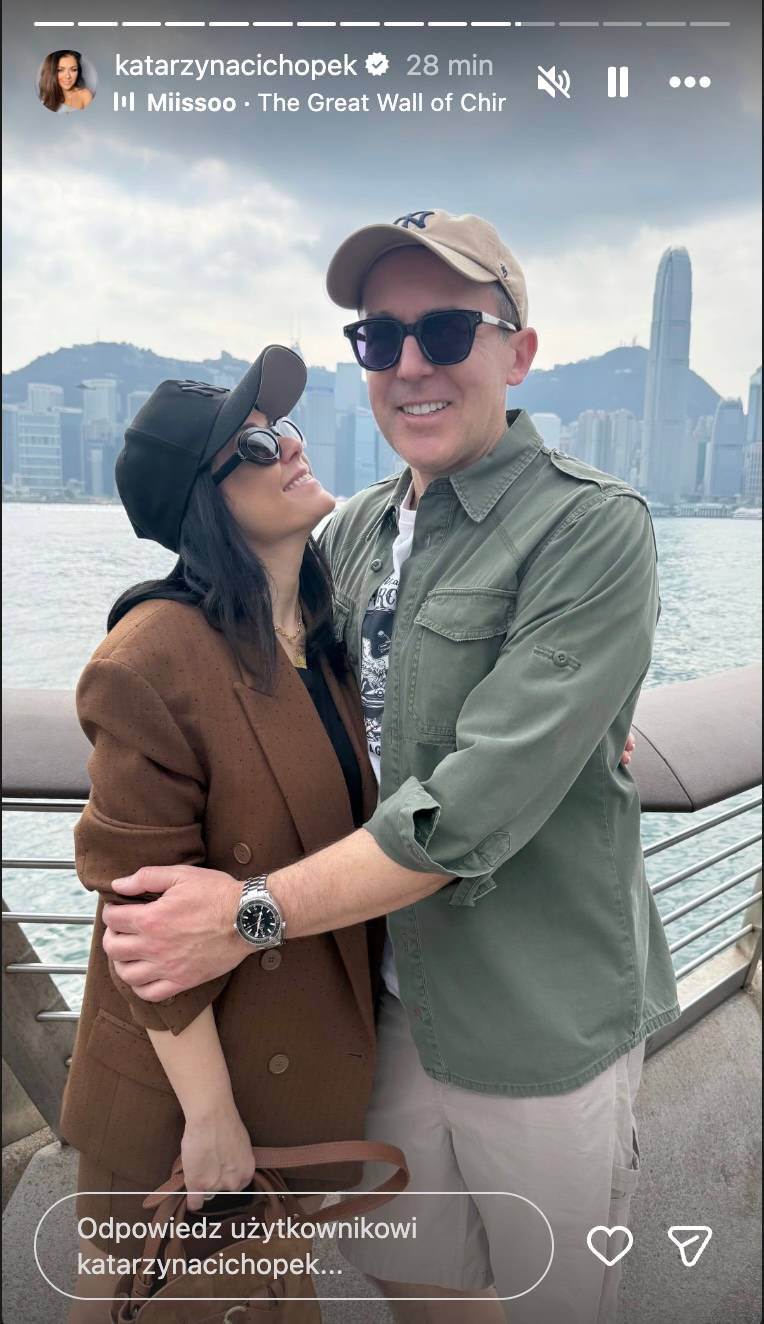 Kurzopki zamiast Torunia wybrali Chiny. Wystrojona Kasia Cichopek zwiedza Hongkong