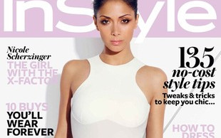 Nicole Scherzinger pozuje w szpagacie